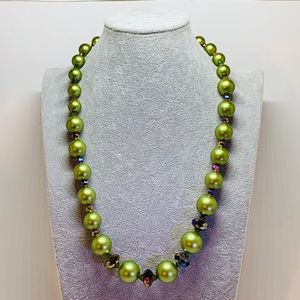 Handcrafted Glass Pearl Necklace
